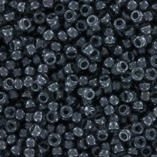 Miyuki rocailles Perlen 11/0 - Transparent grey luster 11-178